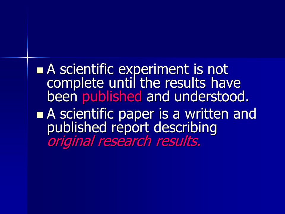 Writing and Presenting Scientific Papers - 2nd Edition
